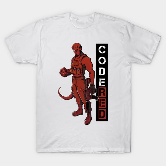 Code Red T-Shirt by noturnastudios